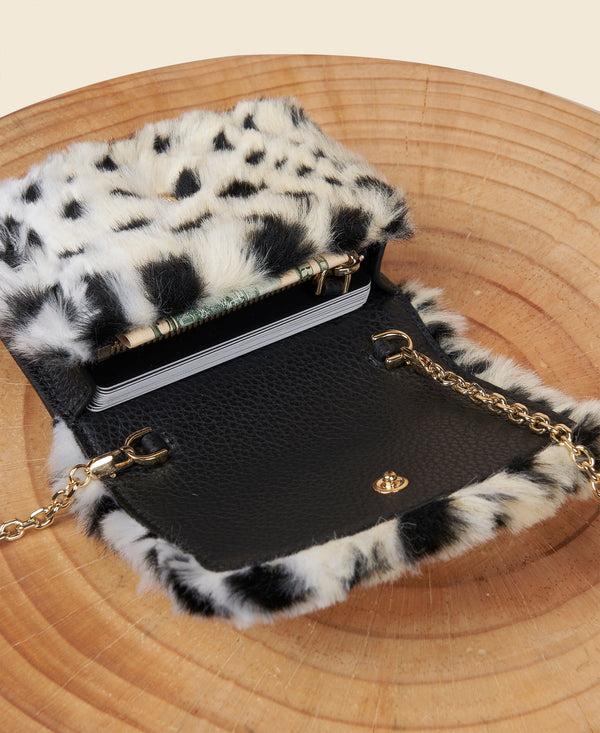Cafuné Double-C Cardholder - Leopard