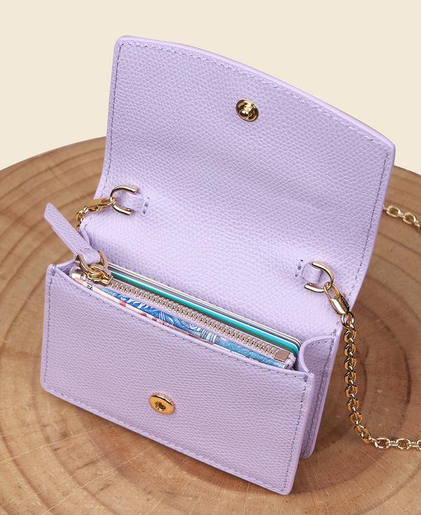Cafuné Double-C Cardholder - Lilac