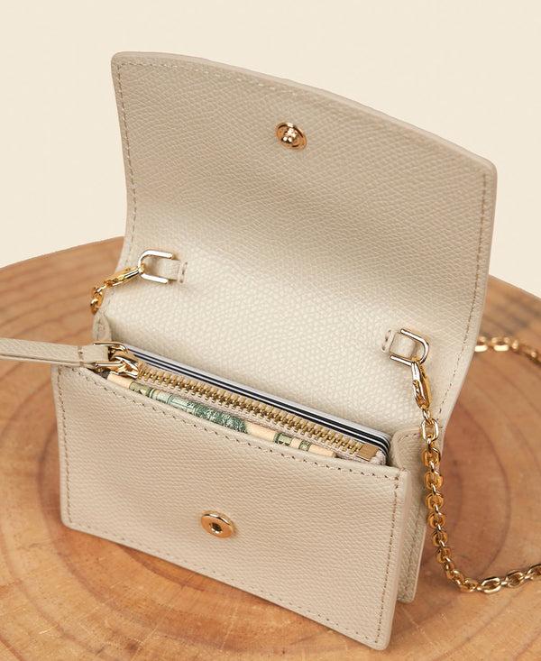 Cafuné Double-C Cardholder - Mushroom