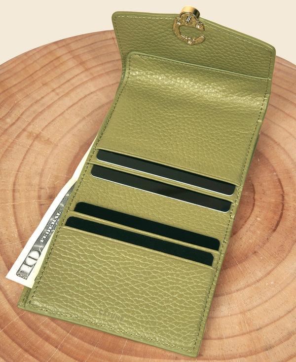 Cafuné Double-C Wallet - Artichoke