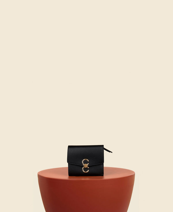 Cafuné Double-C Wallet - Black