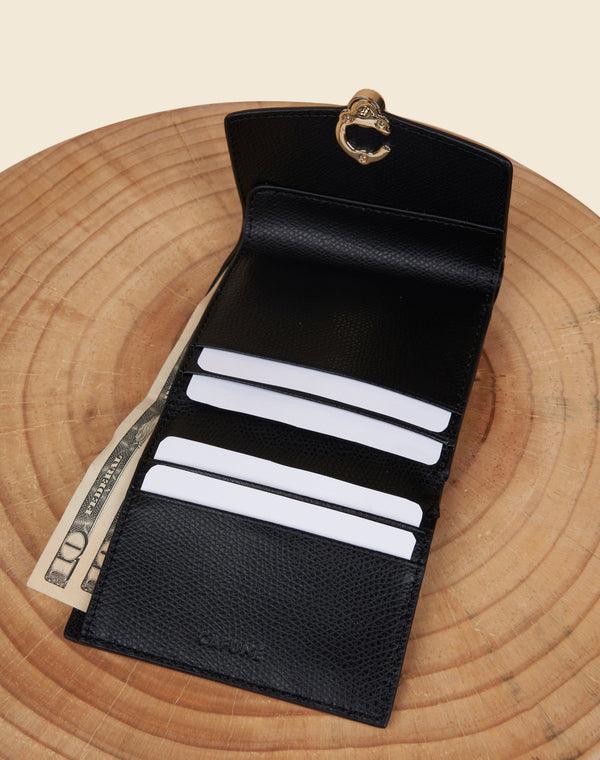 Cafuné Double-C Wallet - Black