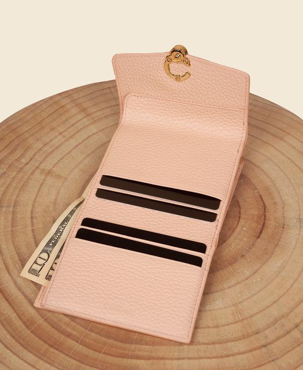 Cafuné Double-C Wallet - Blush