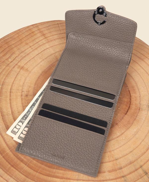 Cafuné Double-C Wallet - Brownstone