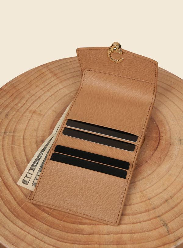 Cafuné Double-C Wallet - Camel