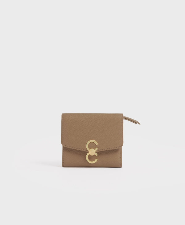 Cafuné Double-C Wallet - Tan