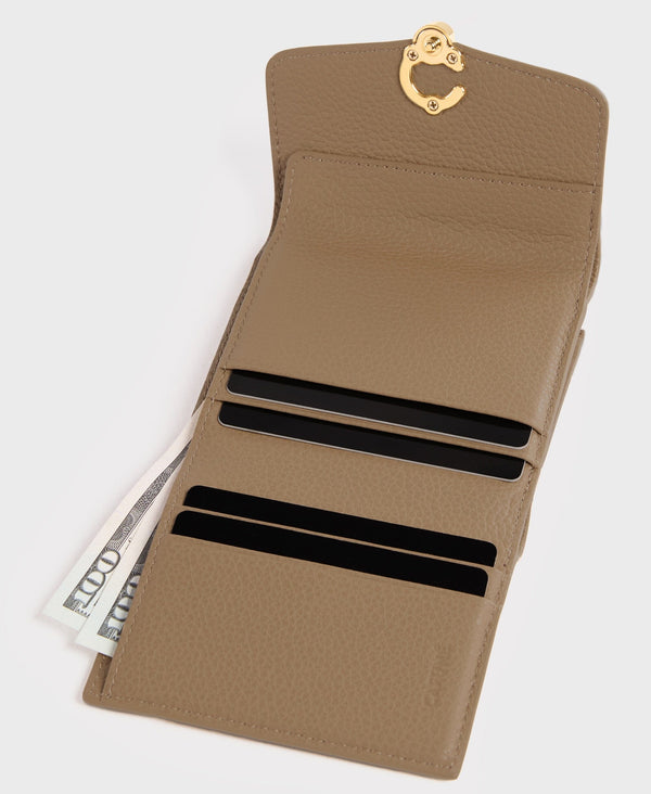 Cafuné Double-C Wallet - Tan