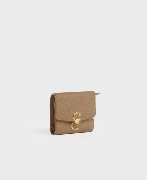 cafuné Double-C Wallet - Tan