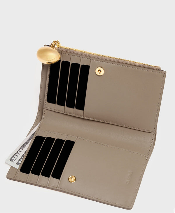 Cafuné Egg Long Wallet - Tan