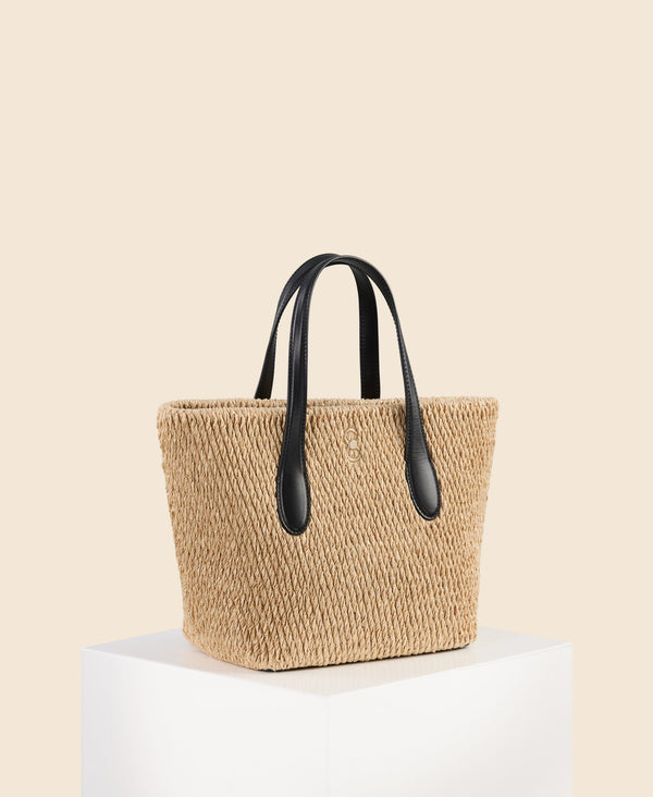 cafuné Hexa Tote - Natural/Black