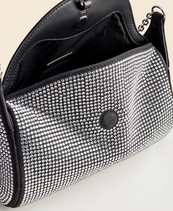 Cafuné Mini Drop Duffel - Black Rhinestone