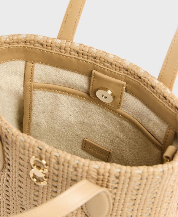 Cafuné Mini Hexa Tote - Sand Dune(Woven)