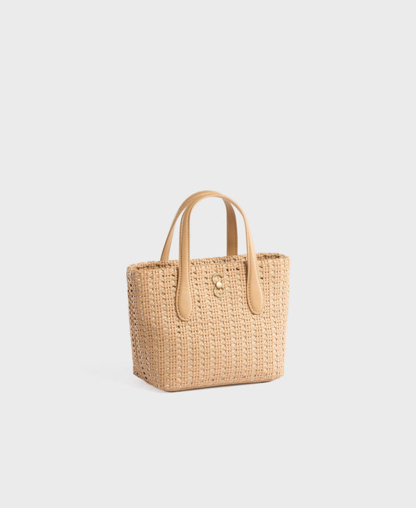 cafuné Mini Hexa Tote - Sand Dune(Woven)