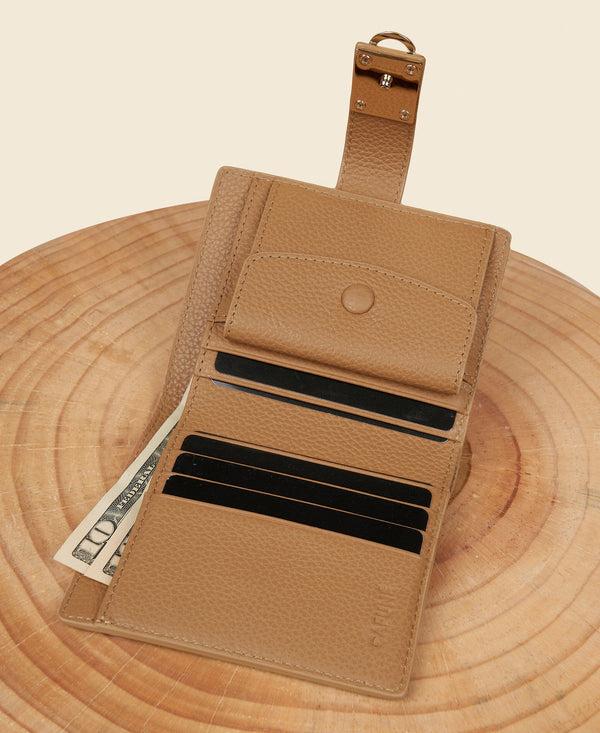 Cafuné Stance Flap Wallet - Camel