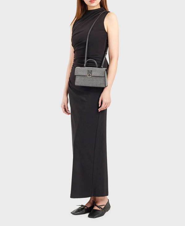 Cafuné Stance Wallet - Black Rhinestone