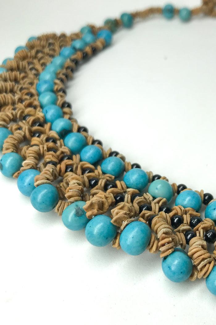 Caipora Açaí And Morototó Seed Necklace