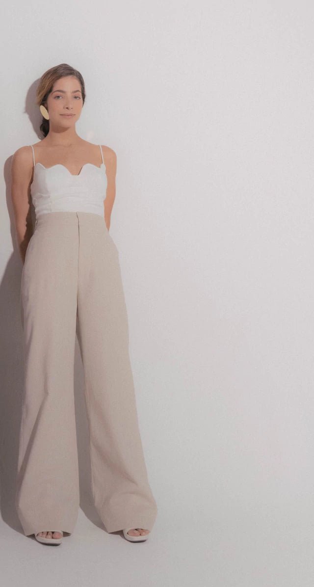 Caipora Araripe Tailored Linen Trousers