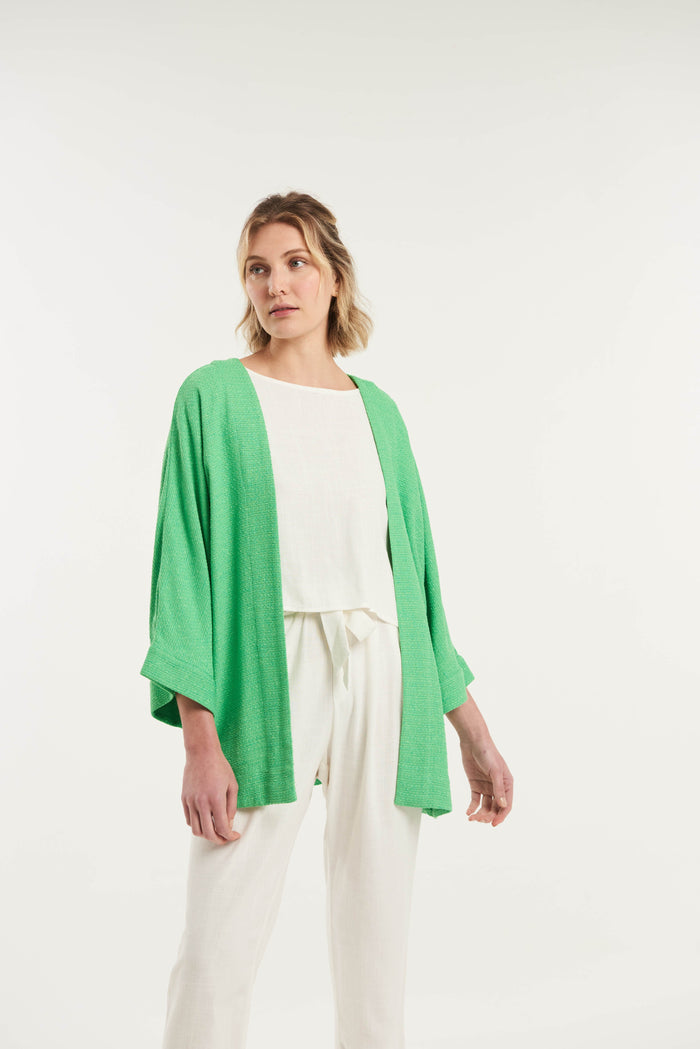 Caipora Baleares Textured Viscose Kimono