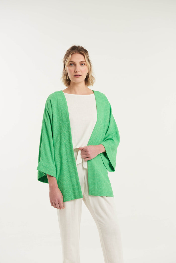 Caipora Baleares Textured Viscose Kimono