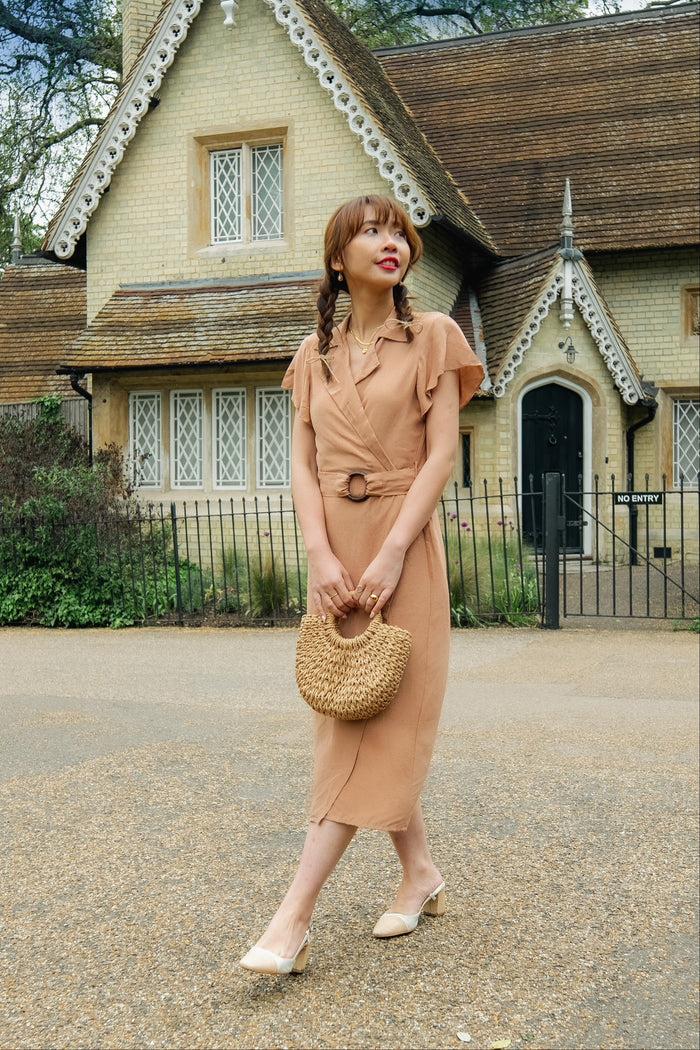 Caipora Guanabara Petite Silk Midi Dress