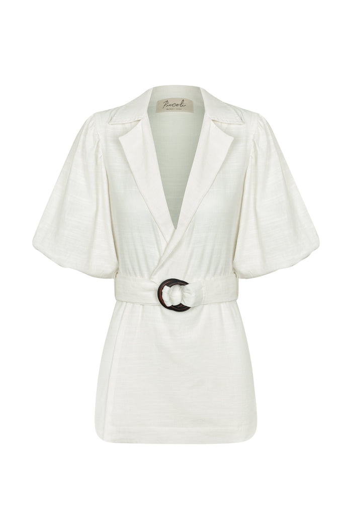 caipora Lagoa Petite Linen Playsuit