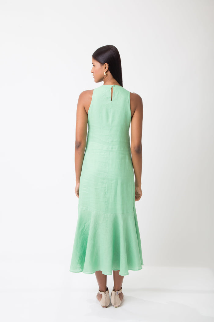 Caipora Mirandela Linen Midi Dress