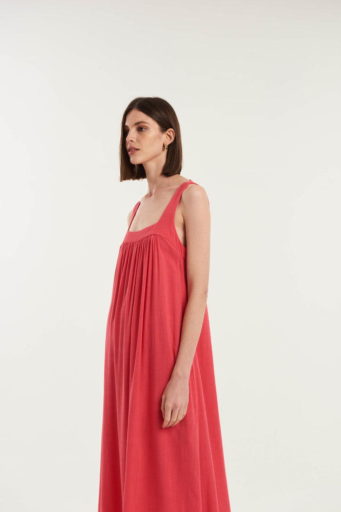 Caipora Saint Maarten Maxi Linen Dress