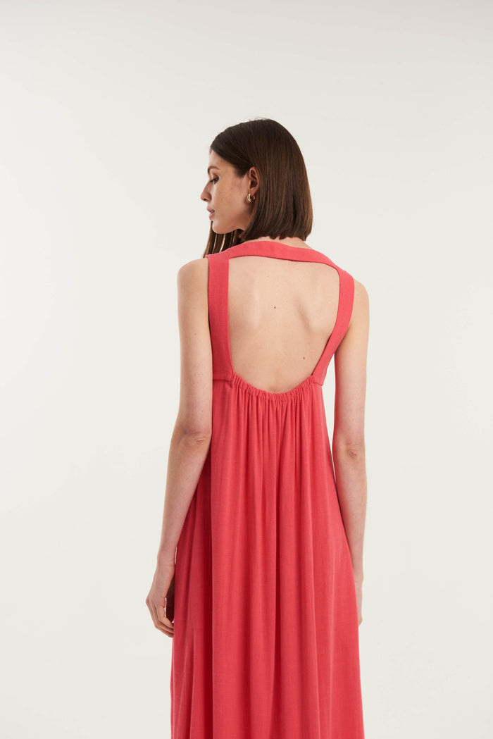 Caipora Saint Maarten Maxi Linen Dress