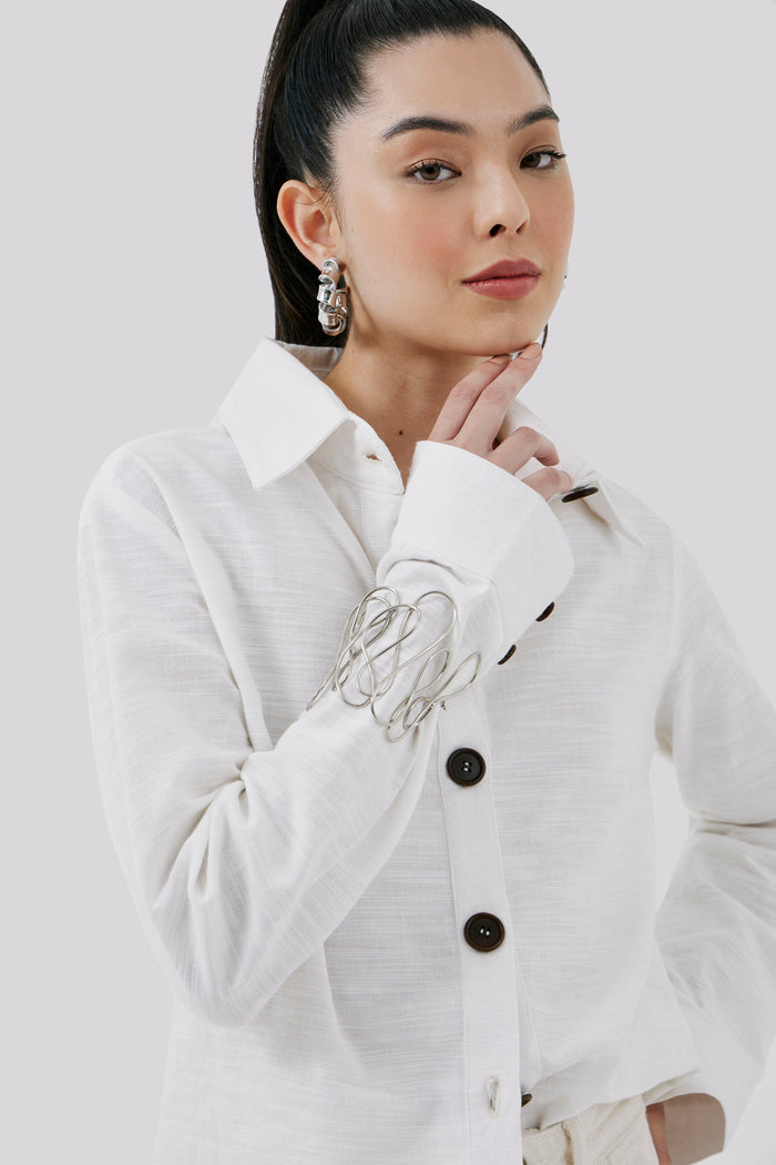 Caipora Sumaré Petite Linen Shirt