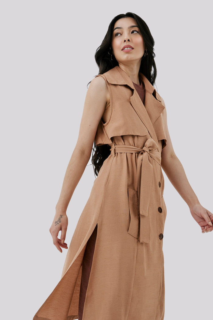 Caipora Vila Madalena Petite Silk Vest Dress