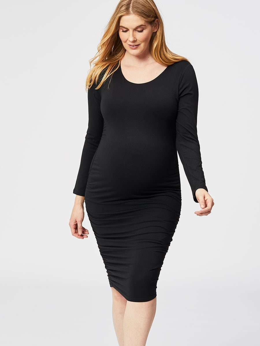 Cake Maternity Jam Long Sleeve Maternity Dress
