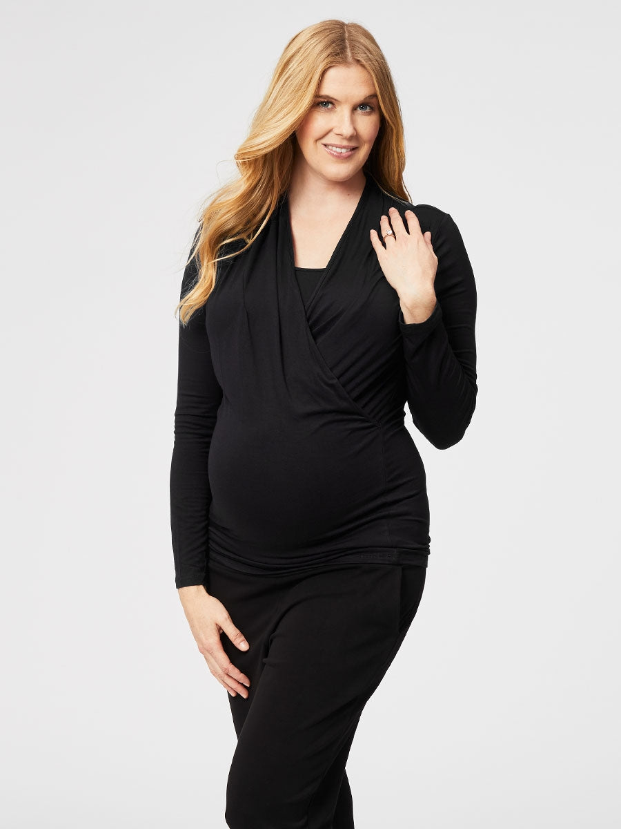 Cake Maternity Tic Tac Long Sleeve Nursing Top
