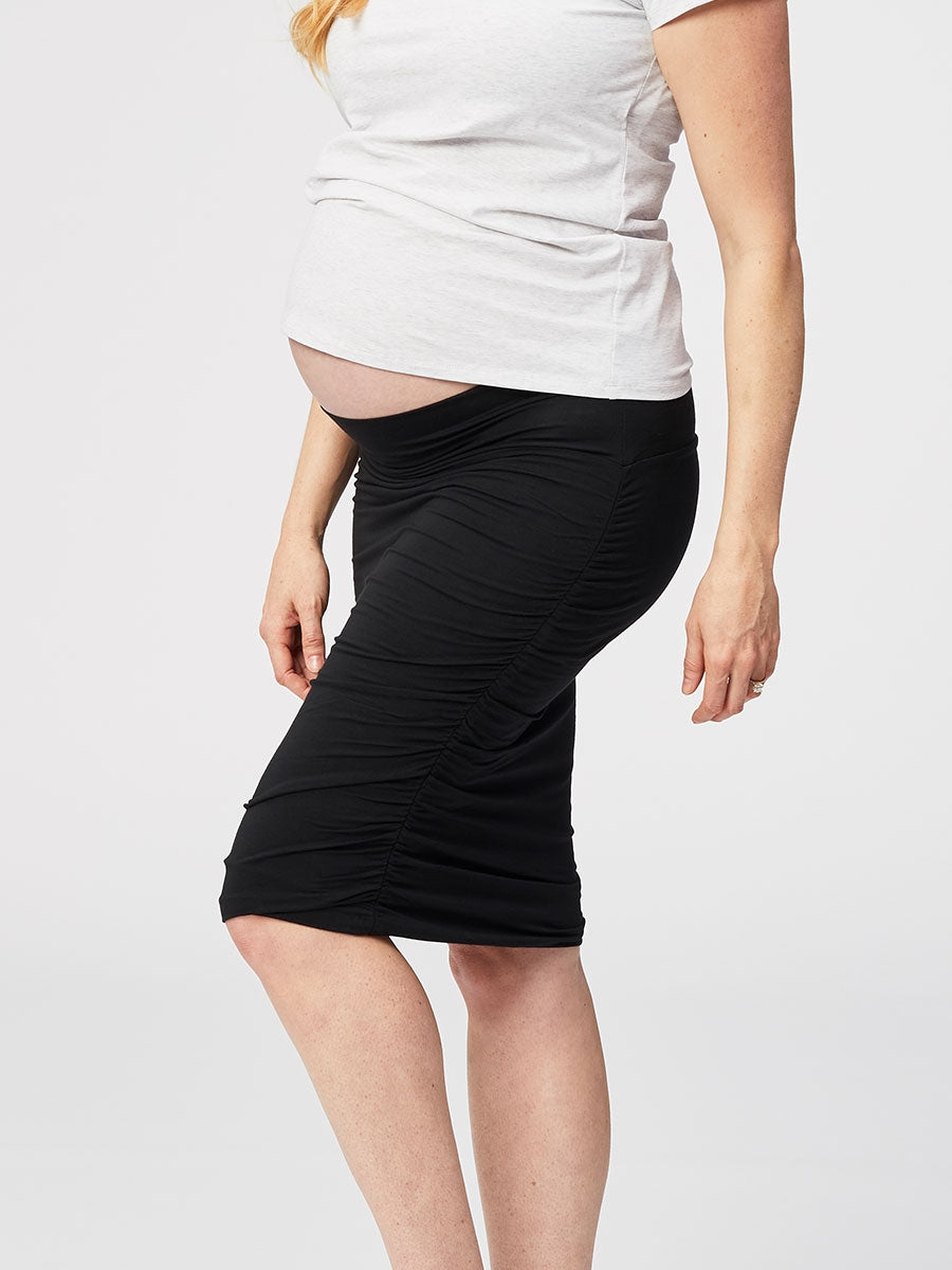 Cake Maternity Tiramisu Ruched Maternity Skirt