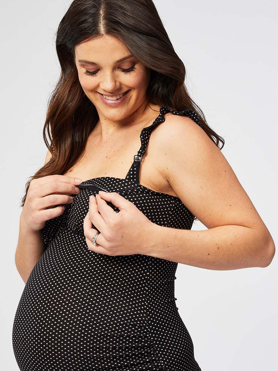 Cake Maternity Choc-Vanilla Nursing Cami (Final Sale)
