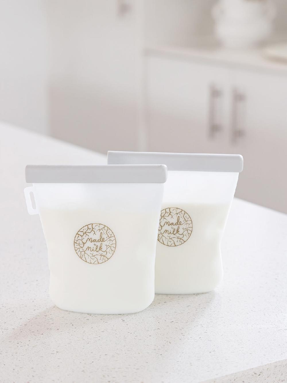 cake maternity Reusable Breastmilk Storage Bags - 2pk