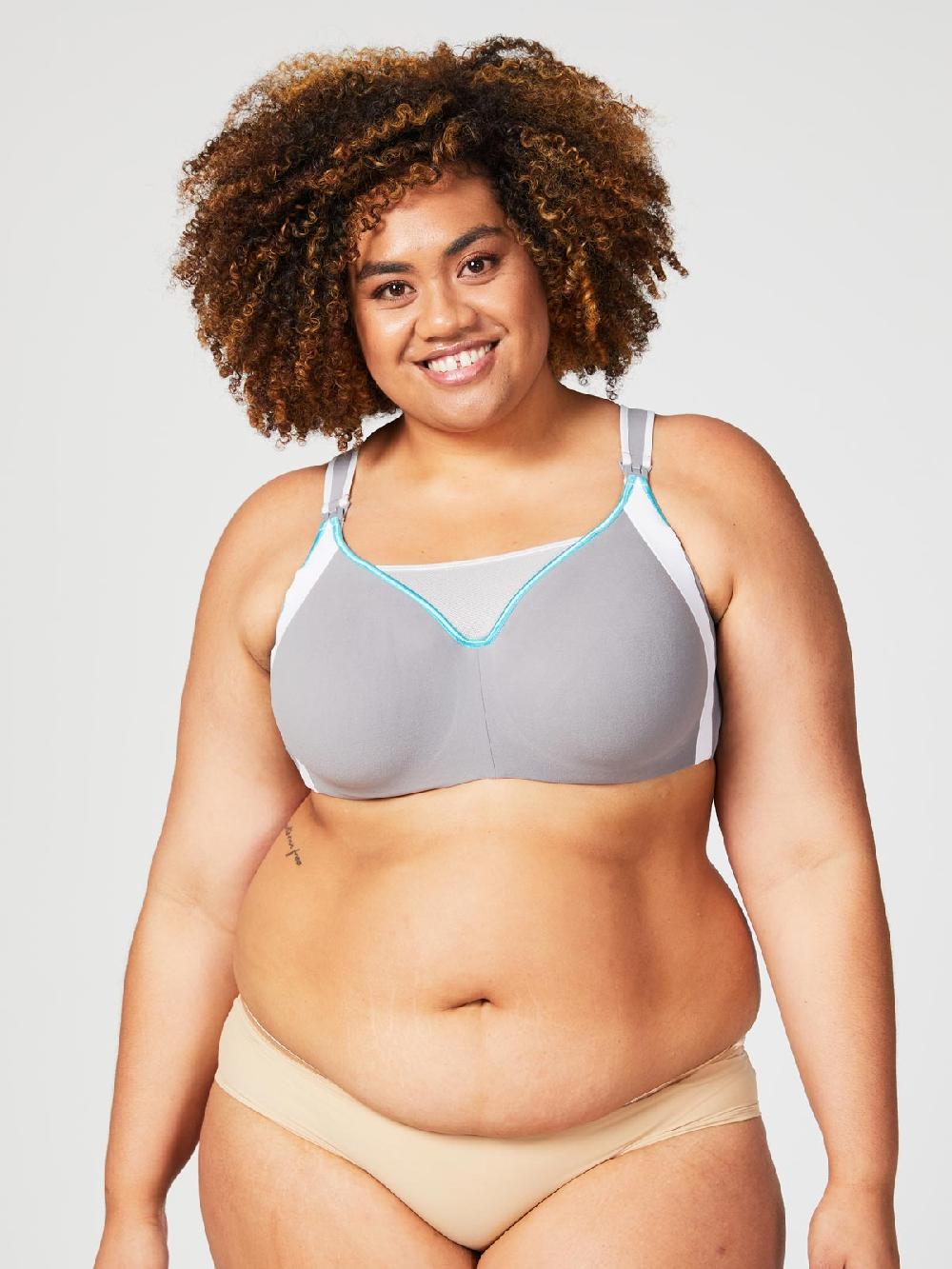 Cake Maternity Zest Maternity & Nursing Sports Bra - Grey (Final Sale)