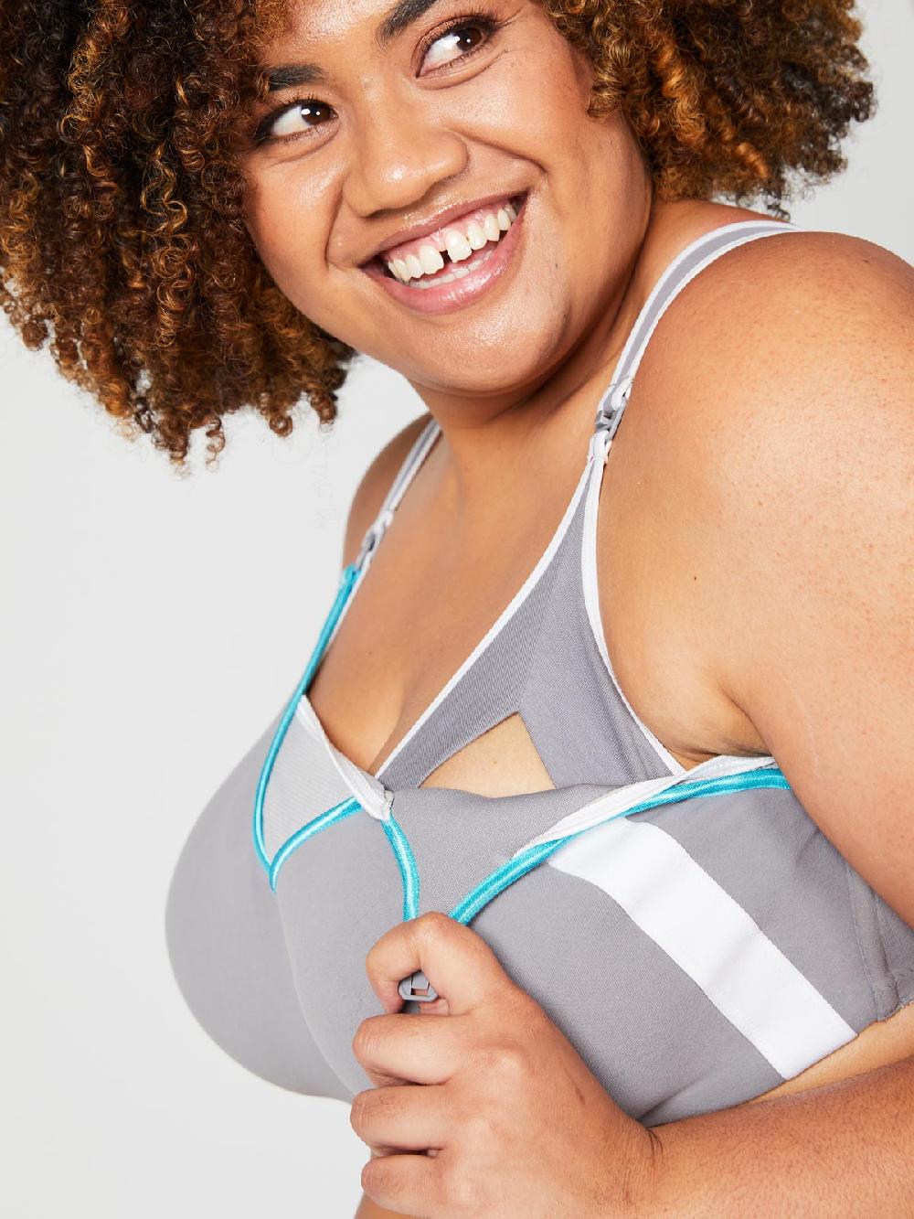 Cake Maternity Zest Maternity & Nursing Sports Bra - Grey (Final Sale)