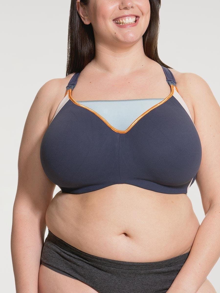 Cake Maternity Zest Maternity & Nursing Sports Bra - Navy-Blue (Final Sale)