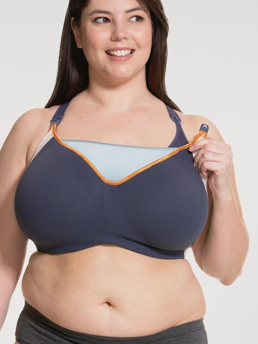 Cake Maternity Zest Maternity & Nursing Sports Bra - Navy-Blue (Final Sale)