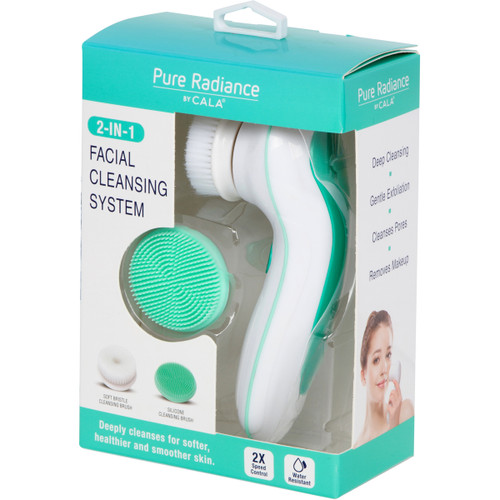 cala 2-WAY FACIAL CLEANSING SYSTEM (MINT)