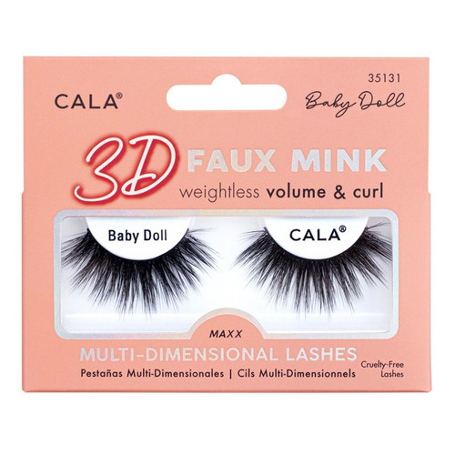 cala 3D FAUX MINK LASHES: BABY DOLL