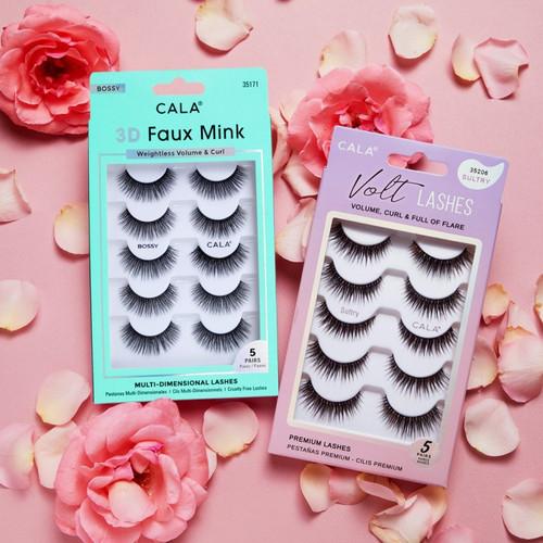 Cala 3D Faux Mink Lashes: Bossy (5 Pack)