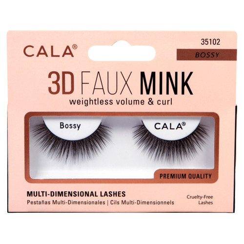 cala 3D FAUX MINK LASHES: BOSSY
