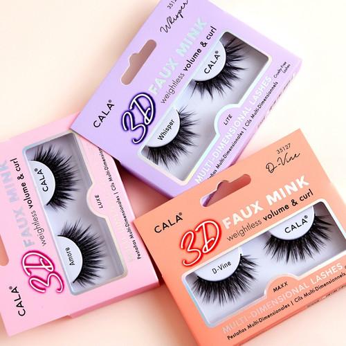 Cala 3D FAUX MINK LASHES: D-VINE