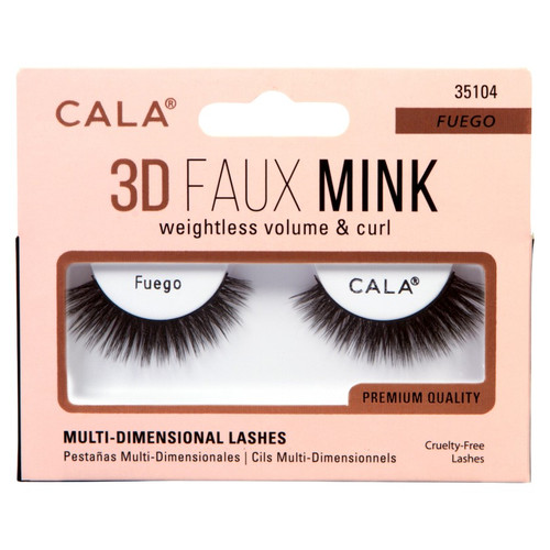cala 3D FAUX MINK LASHES: FUEGO