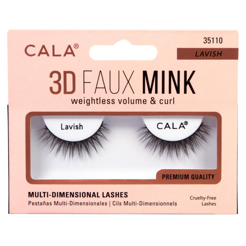 cala 3D FAUX MINK LASHES: LAVISH