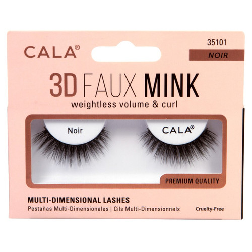 cala 3D FAUX MINK LASHES: NOIR