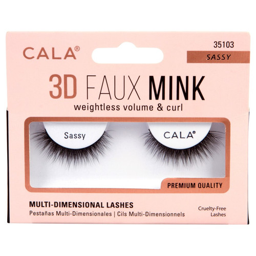 cala 3D FAUX MINK LASHES: SASSY