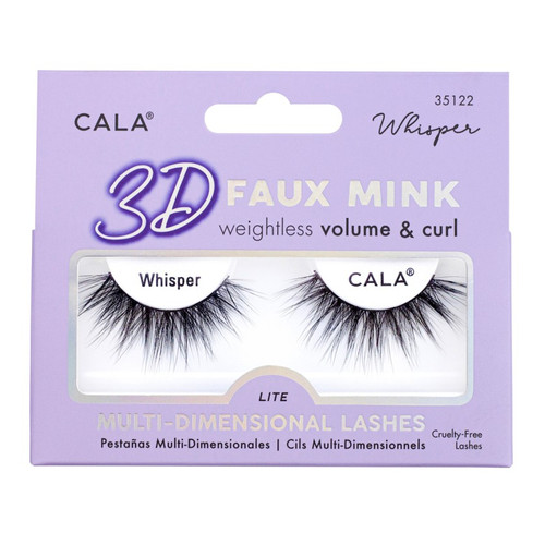 cala 3D FAUX MINK LASHES: WHISPER