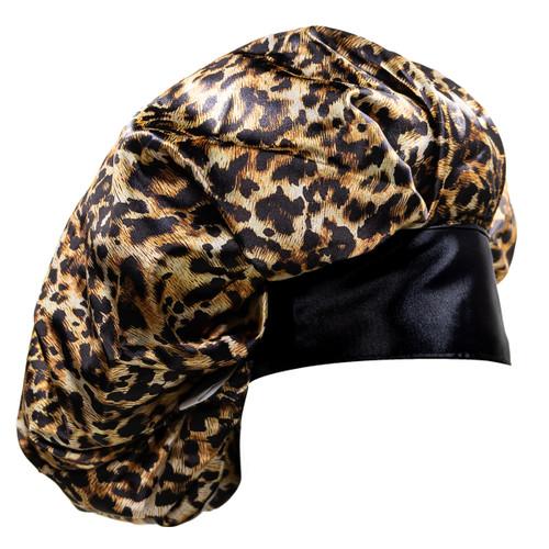 Cala ADJUSTABLE BONNET: LEOPARD PRINT